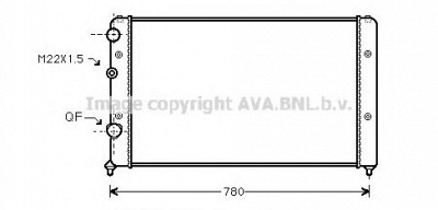 AVA QUALITY COOLING vw2122 -  Радиатор, охлаждение двигателя